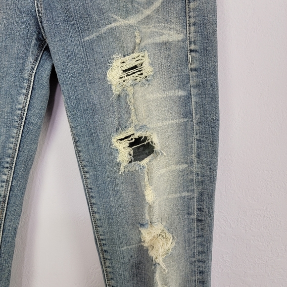 Divine Rights of Denim Lust Low Rise Classic Skinny Distressed Size 26 - Picture 3 of 16